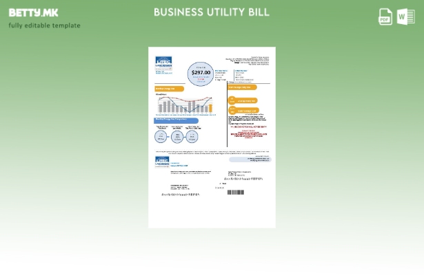 Деловна сметка за комунални услуги во САД Оклахома LREC Lake Region